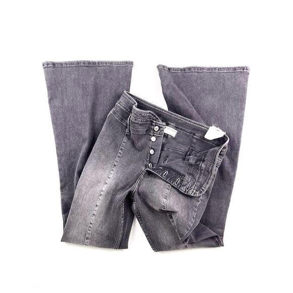 Free People We The Free After Dark Mid-Rise Flare Jeans - Picture 5 of 8